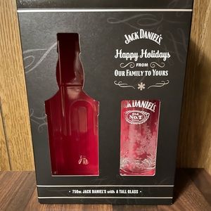 Jack daniels fire drinking glass
